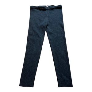 Heart N Crush Gray Ribbed Leggings Girls Large 10 12